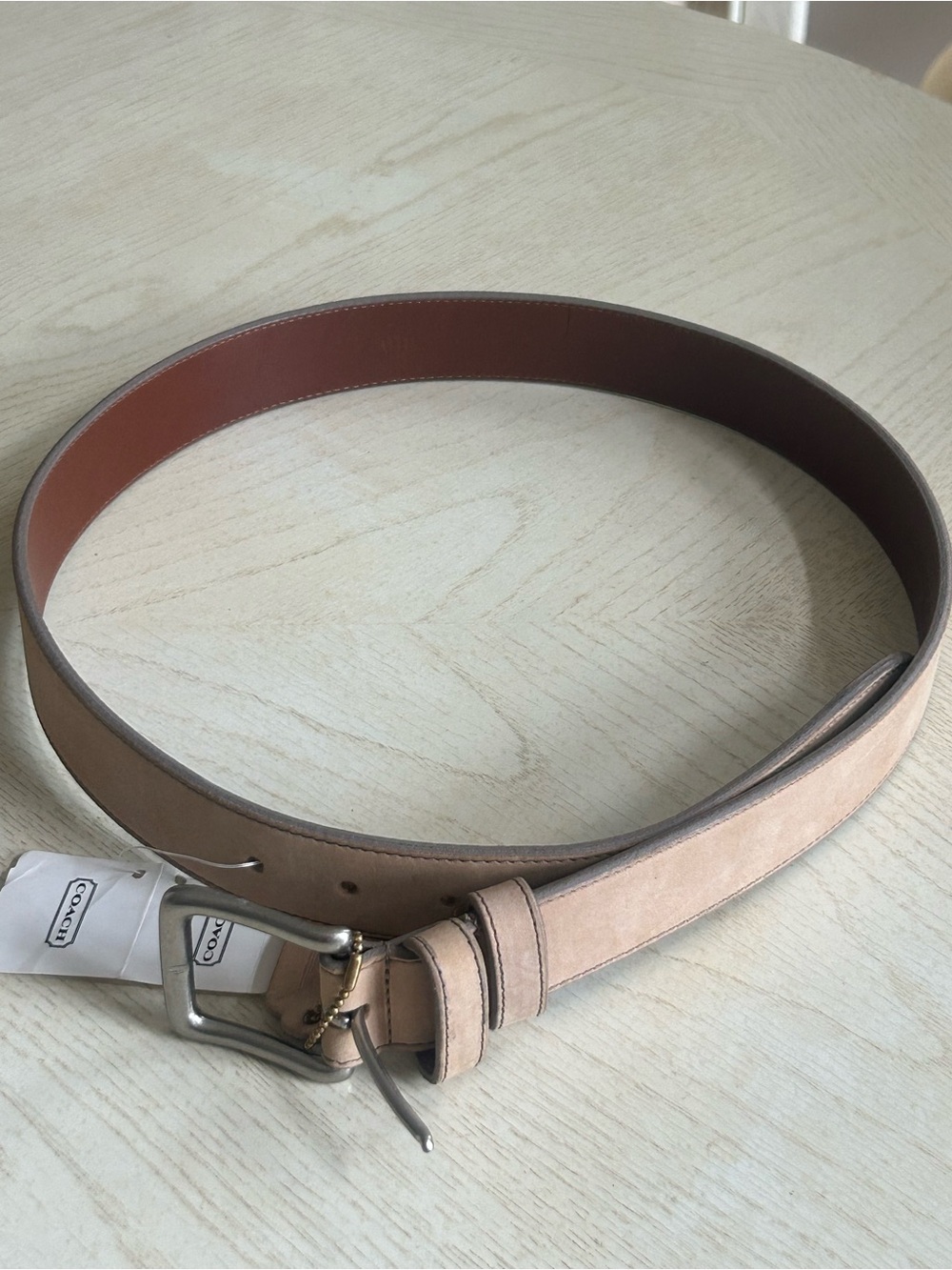 Coach Nubuc 36โ Belt